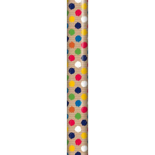 Picture of SPOTTED WRAPPING ROLL 70CM X 2.5M